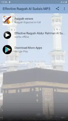 Effective Ruqyah Al Sudais MP3 android App screenshot 5